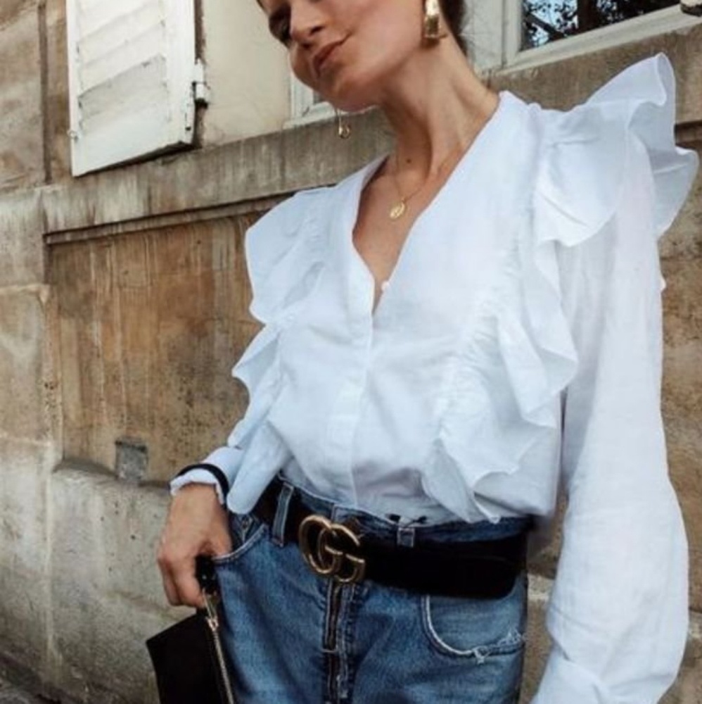 Cotton withe blouse